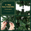 Jingle Jollys 1.8m Pre-Lit Christmas Tree Slim Pencil Xmas Tree Corner Tree