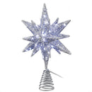 Jingle Jollys 3D Christmas Tree Topper Star LED Decorations Xmas Party Timer