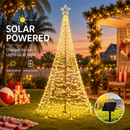 Jingle Jollys Solar Christmas Tree 3.6m 800 LED Net Lights Xmas Trees Decoration