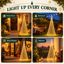 Jingle Jollys Solar Christmas Tree 3.6m 800 LED Net Lights Xmas Trees Decoration