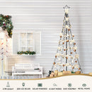 Jingle Jollys Solar Christmas Tree 2.1m 320 LED Net Lights Xmas Trees Decoration
