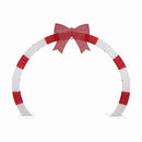 Jingle Jollys 2.5m Christmas Archway Pre-Lit Christmas Arch Warm White LED Outdoor Garden Decoration