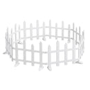 Jingle Jollys 3m Solar Christmas Fence Lights Outdoor Garden Path Decor Warm White 8pc