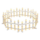 Jingle Jollys 3m Solar Christmas Fence Lights Outdoor Garden Path Decor Warm White 8pc