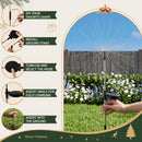 Jingle Jollys 4 Pack Christmas Path Lights Solar Firework Garden Decoration Multicolour