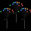 Jingle Jollys Christmas Lights Solar Firefly Lights Garden Decoration Path Lights Multicolour 3 Pack