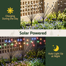 Jingle Jollys Christmas Lights Solar Firefly Lights Garden Decoration Path Lights Multicolour 3 Pack