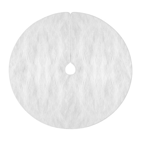Jingle Jollys Christmas Tree Skirt 120cm Plush Xmas Fluffy Ornaments Decor White