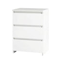 Levede Bedside Table Side Table 3 Drawers Storage Nightstand Bedroom Cabinet-2050056781023023104