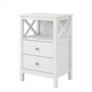 Levede Bedside Table Nightstand Side End Table 2 Drawers Storage Bedroom Cabinet-2050056781207572480