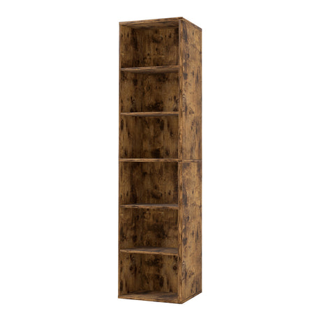 Levede BookShelf Storage Shelves 6 Tier Bookcase Display Unit Organizer Cabinet-2050056761150410752