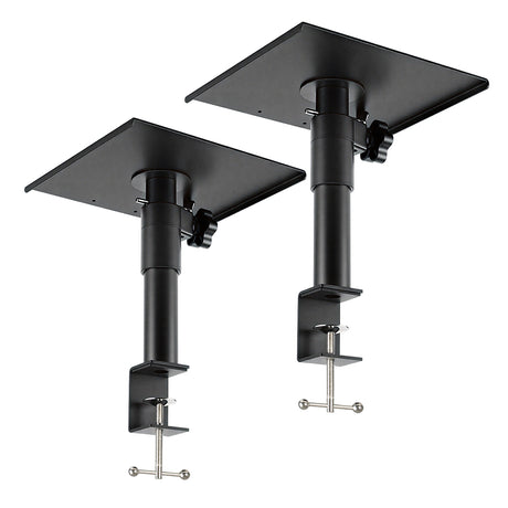 Levede 2x Desk Clamp Speaker Stands Set Adjustable Rotatable Monitor CD Player-2050056791437479936