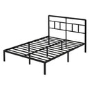 Levede Double Bed Frame Metal Base Platform Headboard Heavy Duty Mass Storage-2050056771011219456
