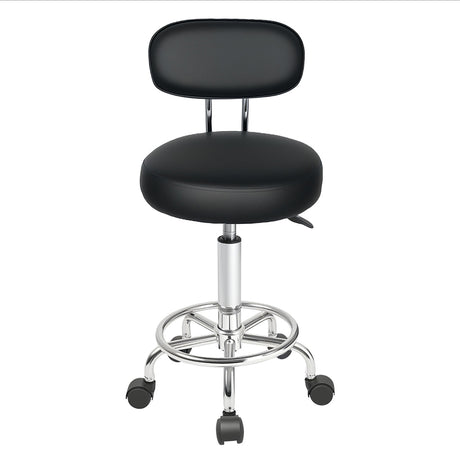 Levede Swivel Office Chair Low Back Round Rolling Stools Height Adjustable-2050056760663871489
