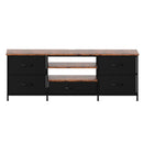 Levede TV Stand Cabinet Entertainment Unit Stand 140cm 5 Drawers Storage Shelves-2050056768209424385