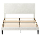 Levede Queen Bed Frame Upholstered Adjustable Headboard Platform Mattress Base-2050056771749416961