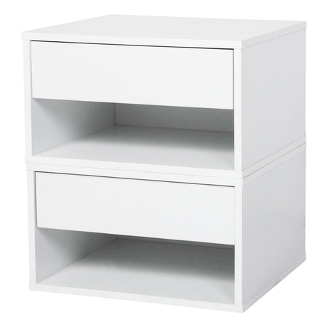 Levede 2 Floating Bedside Tables Side Table Storage Nightstand Bedroom Cabinet-2050056780842668033