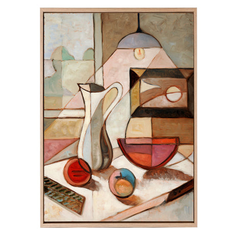 Yezi Modern Wall Art Canvas Abstract 70×100cm Framed Artwork Home Office Decor-2050059007422500865