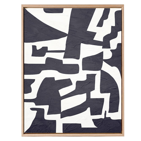 Yezi Modern Wall Art Canvas Abstract 80×120cm Framed Artwork Home Office Decor-2050059007950983169