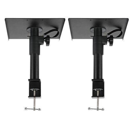 Levede 2x Desk Clamp Speaker Stands Set Adjustable Rotatable Monitor CD Player-2050056791437479937