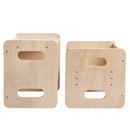 Levede Kids Table and Chair Set Dining Adjustable Toddler Activity Desk Wood-2050056790732836865
