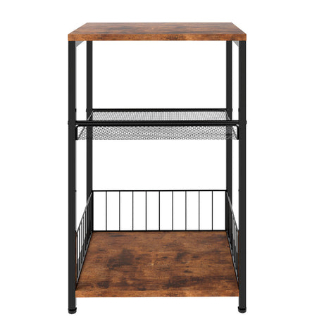Levede Side Table 3-Tier Storage Shelf Modern Table-2050056751566426113