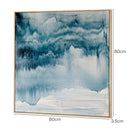 Yezi  Wall Art Canvas Modern Abstract 80×80cm Framed Artwork Home Office Decor-2050059007254728706