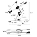 Levede Portable Laptop Stand 360 Rotating Bracket Foldable Aluminum Desk Riser-2050056791982739458