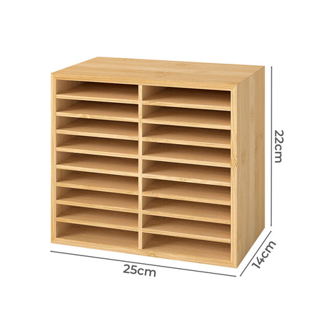 Levede Bamboo Marker Organizer Large Capacity Holder-2029387216006025218