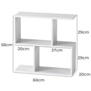 Levede Slim 2 Tier Narrow Side Table Bedside Nightstand-2029387217755049986