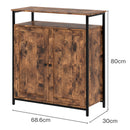 Levede Storage Cabinet Multipurpose Organiser Cupboard Adjustable Shelves-2050056773615882242