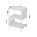 Levede Modern Side Table 3‑Tier Storage Bedside Table-2050056752447229954