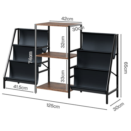 Levede Record Player Stand Vinyl Storage Up to 280 Albums Turntable Stand Shelf-2050056775092277250