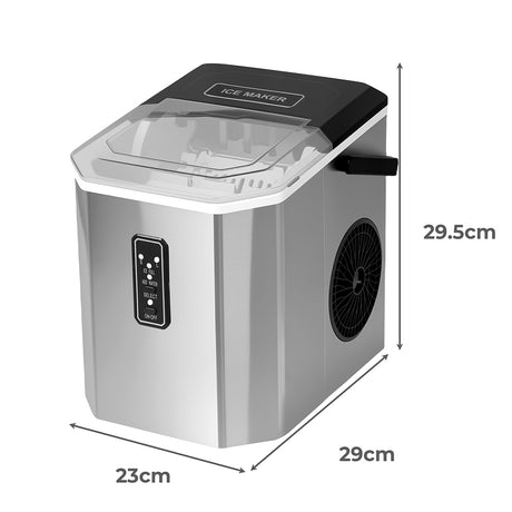 Spector Portable Ice Maker Machine Ice Cube Tray 12kg Bar Countertop Self Clean-2050056762438062082