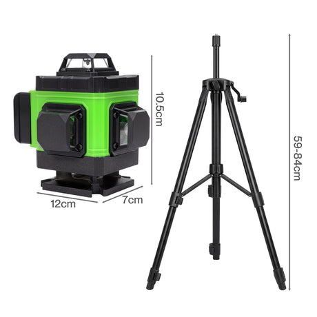 Traderight 16 Lines Green Laser Level Cross Measure Tool Tripod 360�  Rotary-2050056775654313986