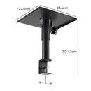 Levede 2x Desk Clamp Speaker Stands Set Adjustable Rotatable Monitor CD Player-2050056791437479938