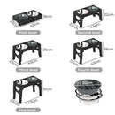 PaWz Elevated Dog Bowls 2 Stainless Steel Bowls and 1 Slow Feeder Bowl-2006732715726082050