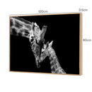 Yezi  Animal Wall Art Canvas Modern Abstract 80×120cm Framed Artwork Home Decor-2050059007607050242