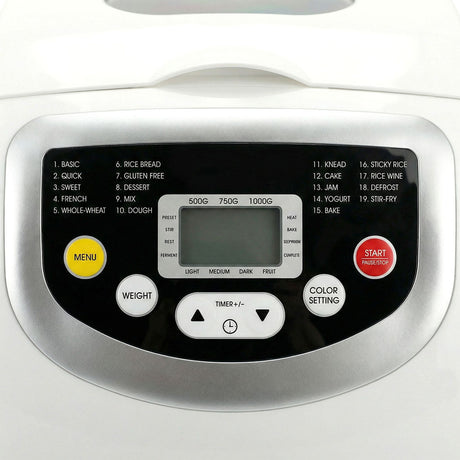 Spector 19 Program Automatic Bread Maker Machine Oven Non Stick Home Bakehouse-2050056759418163203