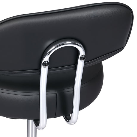 Levede Swivel Office Chair Low Back Round Rolling Stools Height Adjustable-2050056760663871491