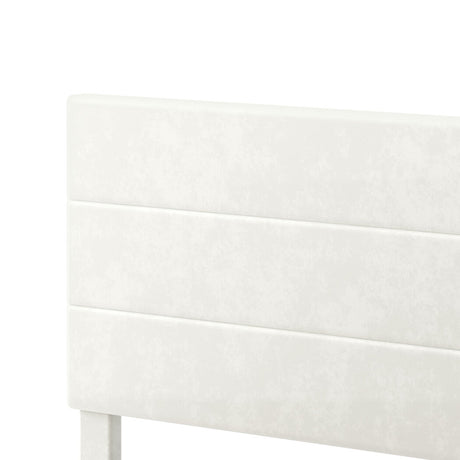 Levede Queen Bed Frame Upholstered Adjustable Headboard Platform Mattress Base-2050056771749416963