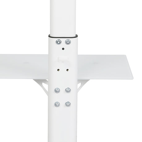 Levede TV Floor Stand 32-65 Inch Universal Swivel Height Adjustable Mount White-2050056791261319172