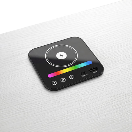 Levede Smart Bedside Table RGB Motion Sensor Charging Nightstand Bedroom Modern-2050056780293214212