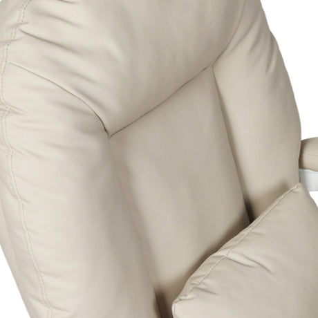 Levede Executive Office Chair Footrest PU Leather Tilt Gaming Work Seat Beige-2050056782683967492