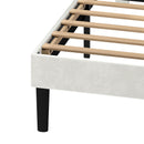 Levede Queen Bed Frame Upholstered Adjustable Headboard Platform Mattress Base-2050056771749416964