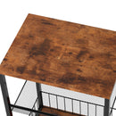 Levede Side Table 3-Tier Storage Shelf Modern Table-2050056751566426116