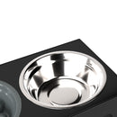 PaWz Elevated Dog Bowls 2 Stainless Steel Bowls and 1 Slow Feeder Bowl-2006732715726082052
