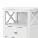 Levede Bedside Table Nightstand Side End Table 2 Drawers Storage Bedroom Cabinet-2050056781207572484