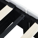Levede Single Bed Frame Leather Headboard RGB 2 Drawers-2050056740216639492