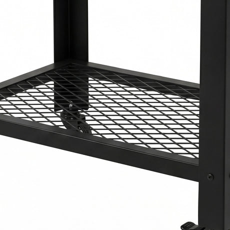 Levede Outdoor Kitchen Cart Mobile BBQ Grill Trolley Stainless Steel Prep Table-2050059021725077509